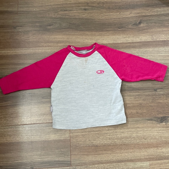 2/$30 toddler icebreaker 100% merino wool top - Picture 2 of 8
